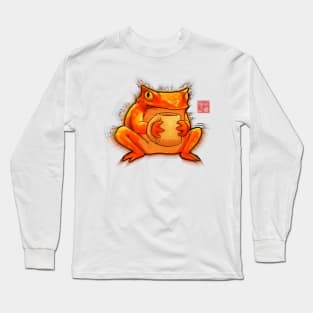 too much coffee frog aura Long Sleeve T-Shirt